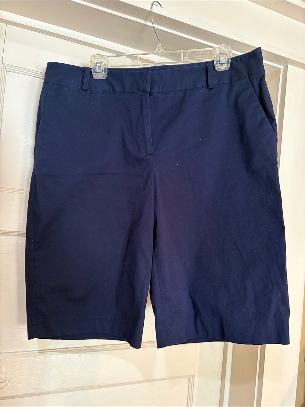 Talbots 14 Classic Navy Bermuda Shorts